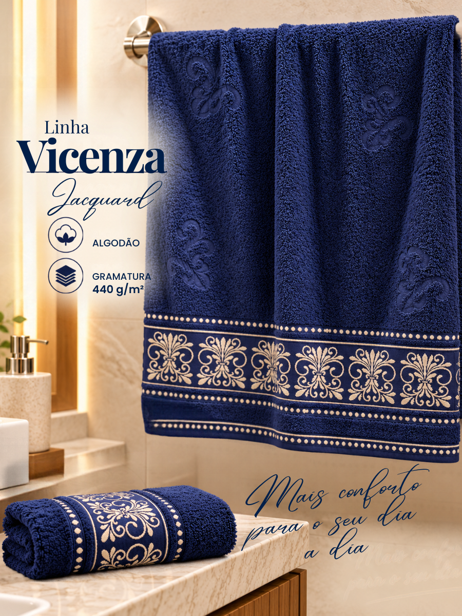 toalhas de banho vicenza menor preco hotel algodao jacquard